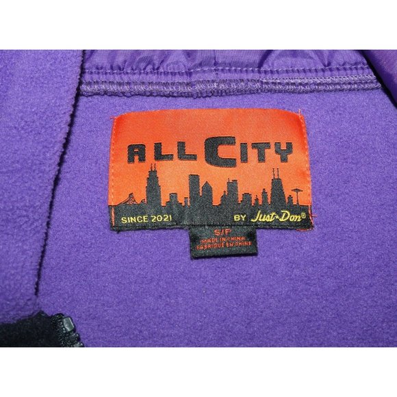 Just‎ Don All City Fleece Hoodie Embroidered Mens Size Small - Picture 6 of 6